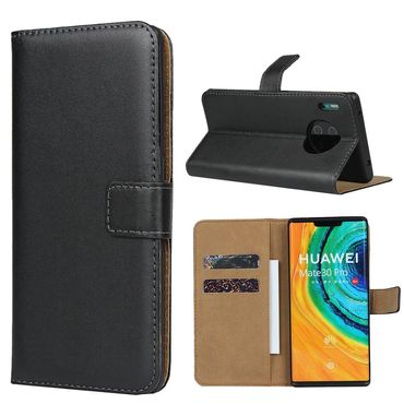 Wallet Case für Huawei Mate 30 PRO TPU Split Echt Leder Handy Tasche Klappetui
