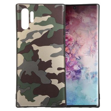 TPU Case für Samsung Galaxy Note 10 PLUS Camouflage Muster Flexi Handyhülle