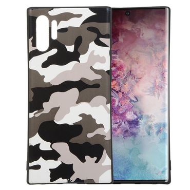 TPU Case für Samsung Galaxy Note 10 PLUS Camouflage Muster Flexi Handyhülle