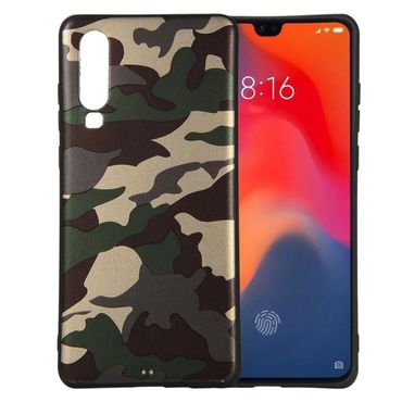 TPU Case für Huawei P30 Camouflage Muster Flexi Handyhülle