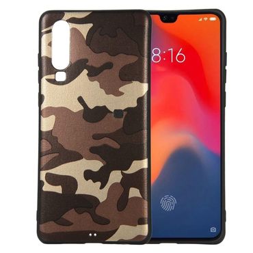 TPU Case für Huawei P30 Camouflage Muster Flexi Handyhülle