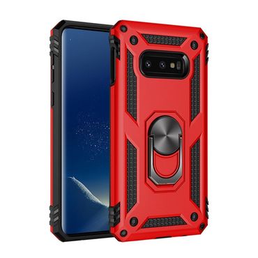 Outdoor Case für Samsung Galaxy S10e TPU Hybrid Sergeant Armor Metall Ring Hülle