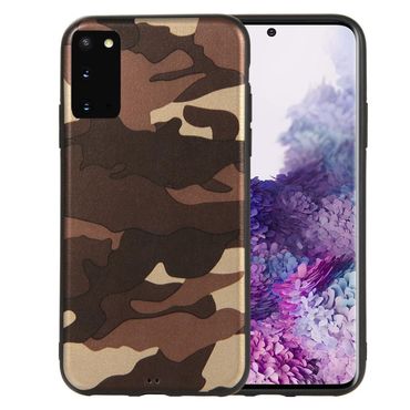 TPU Case für Samsung Galaxy S20 Camouflage Muster Flexi Handyhülle Army Cover