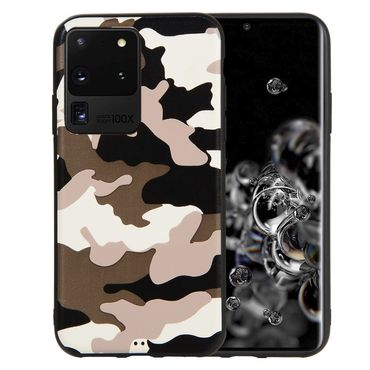 TPU Case für Samsung Galaxy S20 ULTRA Camouflage Muster Flexi Handyhülle Cover