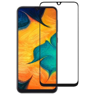 Schutzglas für SAMSUNG GALAXY A50 Full Cover Curved Tempered Glass Schutzfolie