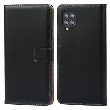 Wallet Case für SAMSUNG GALAXY A42 5G TPU Split Echt Leder Handy Tasche Hülle