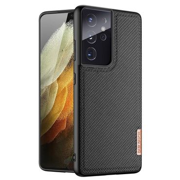 DUX DUCIS TPU Case für SAMSUNG GALAXY S21 ULTRA Fino Series Nylon Textur Hülle