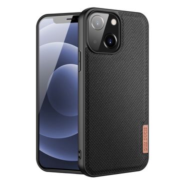 DUX DUCIS TPU Case für APPLE IPHONE 13 MINI Fino Series Nylon Textur Hülle Cover, Farbe: Schwarz