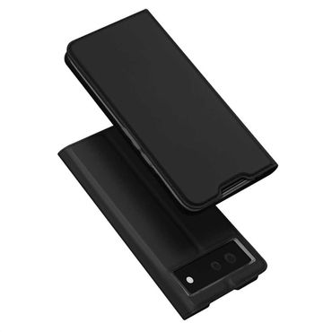 DUX DUCIS Wallet Case für GOOGLE PIXEL 6 Skin Pro Series Handy Tasche Hülle, Farbe: Schwarz