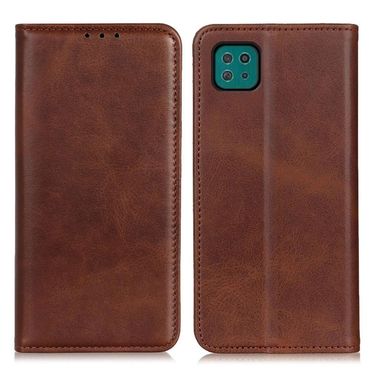 Wallet Case für SAMSUNG GALAXY A22 5G Echt Leder Magnet Handy Tasche Klapp Hülle