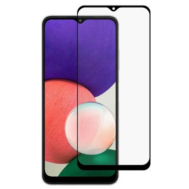 Schutzglas für SAMSUNG GALAXY A22 5G Full Cover Full Glue Tempered Glass Folie