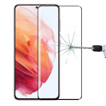 Schutzglas für SAMSUNG GALAXY S21 Full Cover Full Glue Curved Tempered Glass