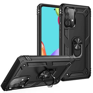 Outdoor Case für SAMSUNG GALAXY A52 A52s TPU Hybrid Sergeant Armor Ring Hülle