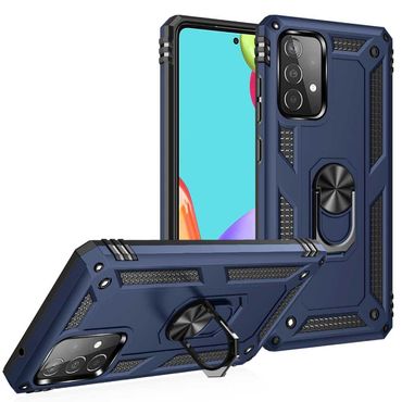 Outdoor Case für SAMSUNG GALAXY A52 A52s TPU Hybrid Sergeant Armor Ring Hülle