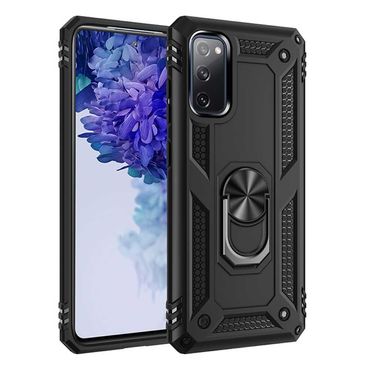 Outdoor Case für SAMSUNG GALAXY S20 FE TPU Hybrid Sergeant Armor Ring Hülle