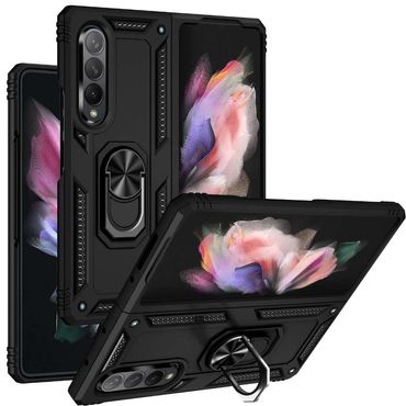 Outdoor Case für Samsung Galaxy Z FOLD3 TPU Hybrid Sergeant Armor Ring Hülle