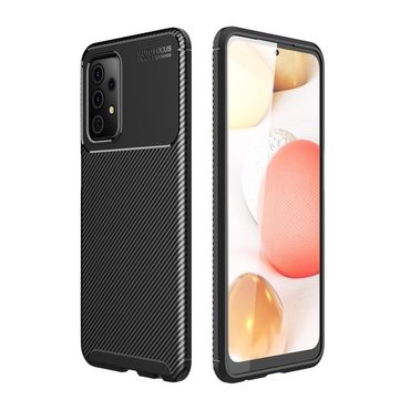 TPU Case für SAMSUNG GALAXY A52 A52s Carbon Fiber Muster Shockproof Hülle Cover