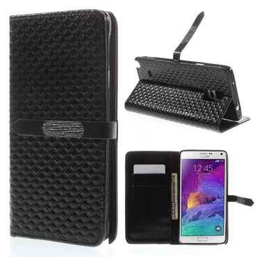 Wallet Case für Samsung Galaxy Note 4 TPU Stylish Rhombus