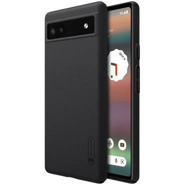 NILLKIN Hard Cover für Google Pixel 6a Super Frosted Matte Schutzhülle Case Grip, Farbe: Schwarz