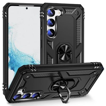 Outdoor Hülle für Samsung Galaxy S23 TPU PC Hybrid Sergeant Armor Ring Cover