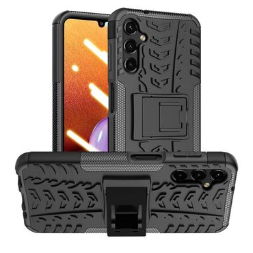 Outdoor Hülle für Samsung Galaxy A14 Tire Rutschfest Kickstand PC TPU Cover Case