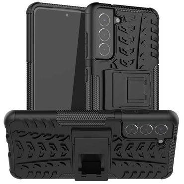 Outdoor Hülle für Samsung Galaxy S21 FE Tire Rutschfest Kickstand Schutz Cover