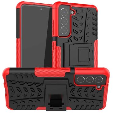 Outdoor Hülle für Samsung Galaxy S21 FE Tire Rutschfest Kickstand Schutz Cover
