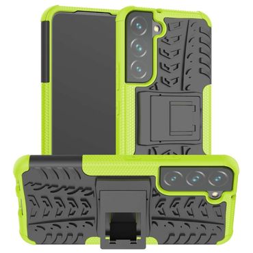 Outdoor Hülle für Samsung Galaxy S22 Tire Rutschfest Kickstand PC TPU Cover Case