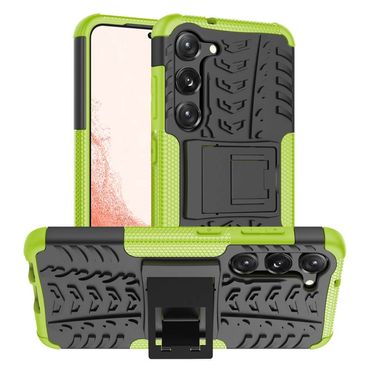 Outdoor Hülle für Samsung Galaxy S23 Tire Rutschfest Kickstand PC TPU Cover Case