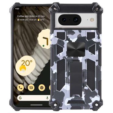 Outdoor Hülle für Google Pixel 8 PRO Camouflage Shockproof Schutz Armor Cover
