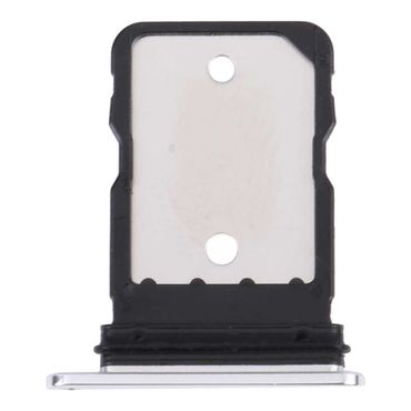 Sim Tray für Google Pixel 6 PRO Karten Halter Fach Schlitten Slot Adapter Holder, Farbe: Silber
