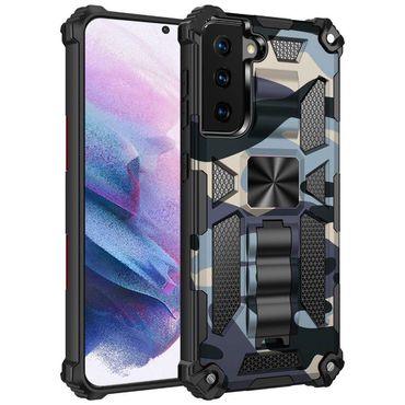 Outdoor Hülle für Samsung Galaxy S21 PLUS Camouflage Shockproof PC Schutzcover