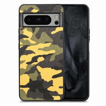 TPU Hülle für Google Pixel 8 PRO Camouflage Schutz Case Army Flexi Tarn Cover