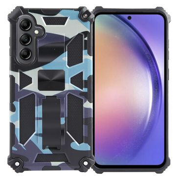 Outdoor Hülle für Samsung Galaxy A55 Camouflage Shockproof Schutz Armor Cover