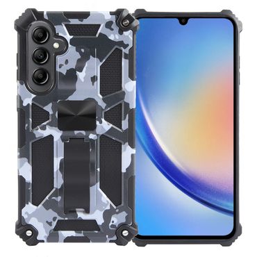 Outdoor Hülle für Samsung Galaxy A35 Camouflage Shockproof Schutz Armor Cover