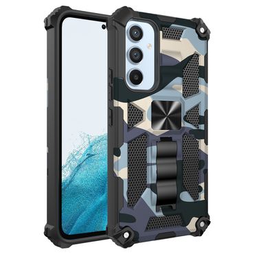 Outdoor Hülle für Samsung Galaxy A54 Camouflage Shockproof Schutz Armor Cover