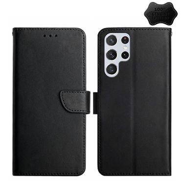 Handy Tasche für Samsung Galaxy S24 ULTRA Echt Leder Klappetui Hülle Flip Case