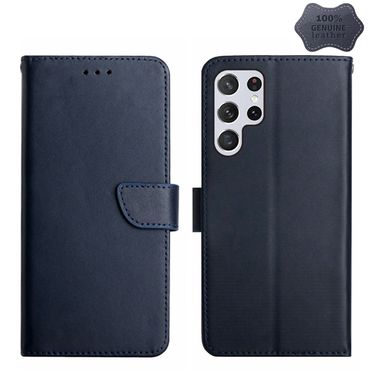 Handy Tasche für Samsung Galaxy S24 ULTRA Echt Leder Klappetui Hülle Flip Case