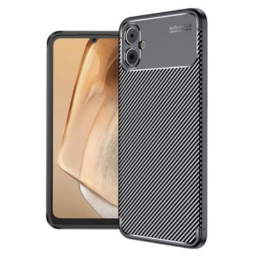 TPU Hülle für Samsung Galaxy A05 Carbon Fiber Muster Shockproof Back Cover Case