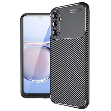 TPU Hülle für Samsung Galaxy A05s Carbon Fiber Muster Shockproof Back Cover Case