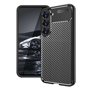 TPU Hülle für Samsung Galaxy S23 PLUS Carbon Fiber Muster Shockproof Cover Case