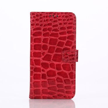 Wallet Case für Samsung Galaxy S6 Edge G925 Crocodile Leder Skin