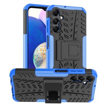 Outdoor Hülle für Samsung Galaxy A15 Tire Rutschfest Kickstand PC TPU Cover Case