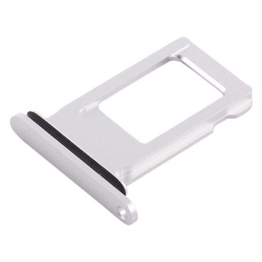 Sim Tray für Apple iPhone XR Karten Halter Fach Schlitten Slot Adapter Holder, Farbe: Silber