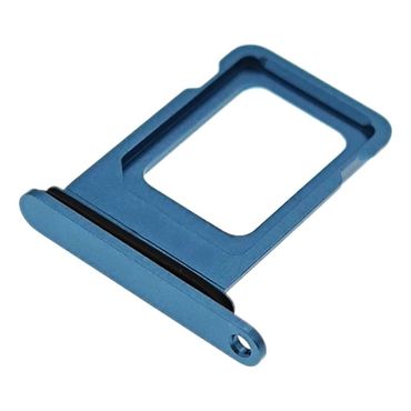 Sim Tray für Apple iPhone 13 Karten Halter Fach Schlitten Slot Adapter Holder, Farbe: Blau
