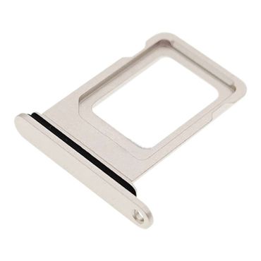 Sim Tray für Apple iPhone 13 Karten Halter Fach Schlitten Slot Adapter Holder, Farbe: Silber