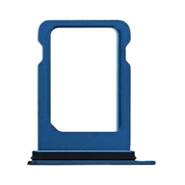 Sim Tray für Apple iPhone 13 MINI Karten Halter Fach Schlitten Adapter Holder, Farbe: Blau