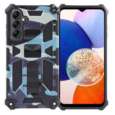 Outdoor Hülle für Samsung Galaxy A15 Camouflage Shockproof Schutz Armor Cover