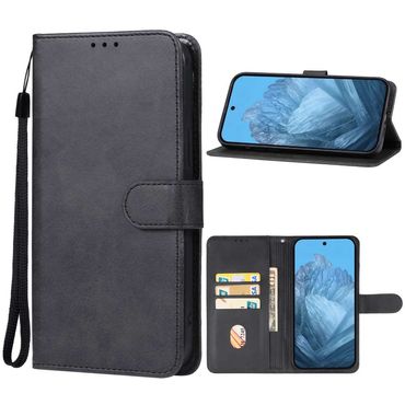 Handy Tasche für Google Pixel 9 PRO XL Wallet Magnet Klappetui Schutzhülle Case, Farbe: Schwarz
