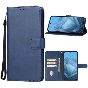 Handy Tasche für Google Pixel 9 PRO XL Wallet Magnet Klappetui Schutzhülle Case, Farbe: Blau